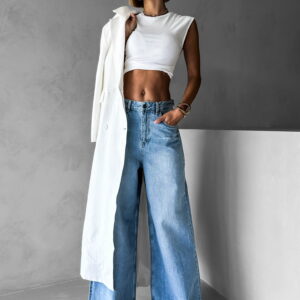 Don Lemme Dámské džíny Mega - blue Velikost: 38 (M)