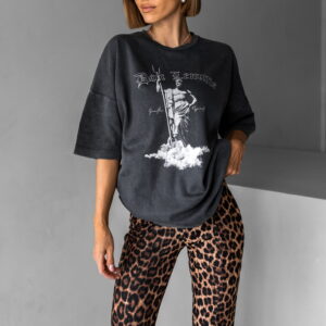 Don Lemme Oversized Triko Statue - washed Velikost: M