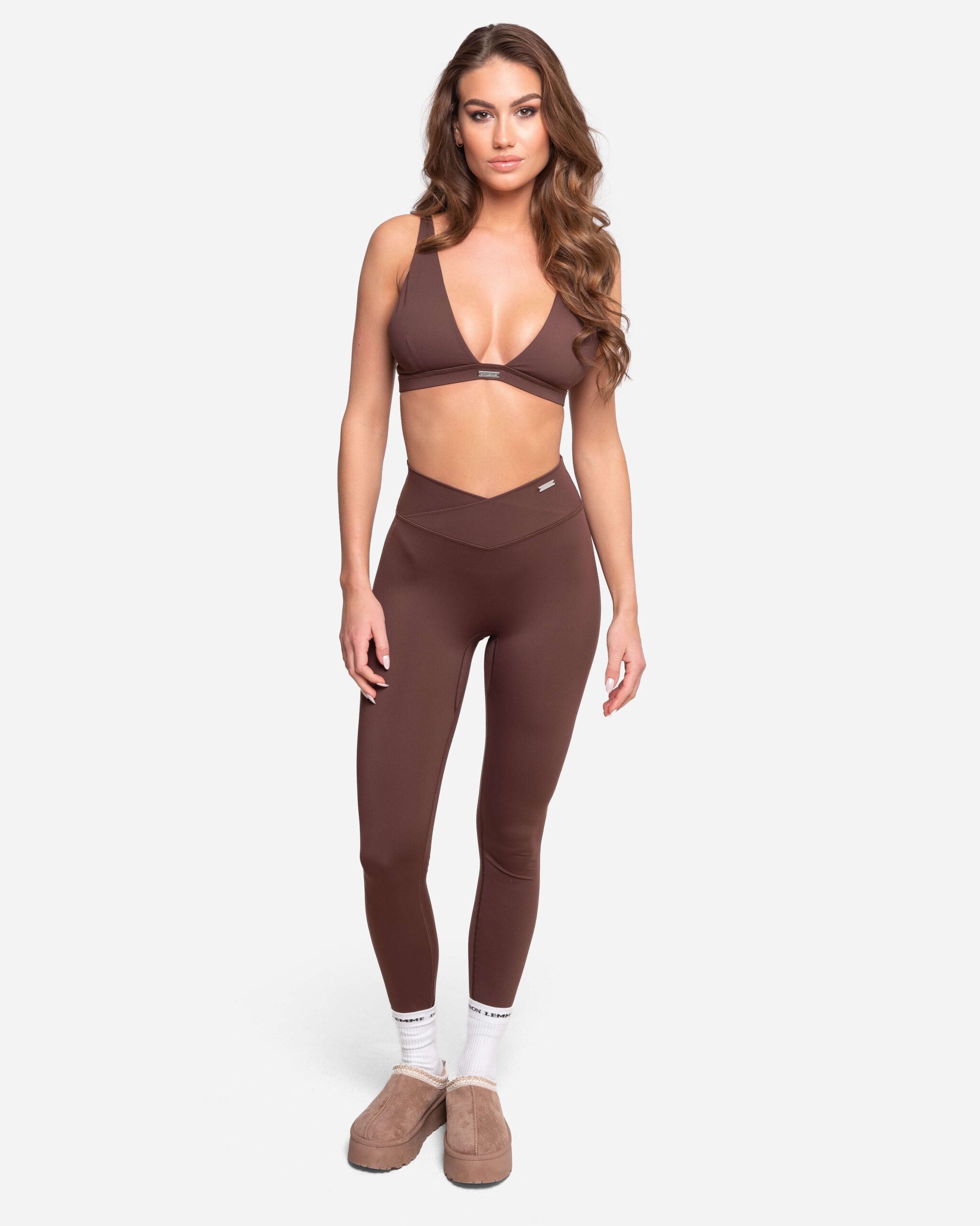 Don Lemme Sportovní podprsenka Ace - brown Velikost: M/L - Obrázek 2