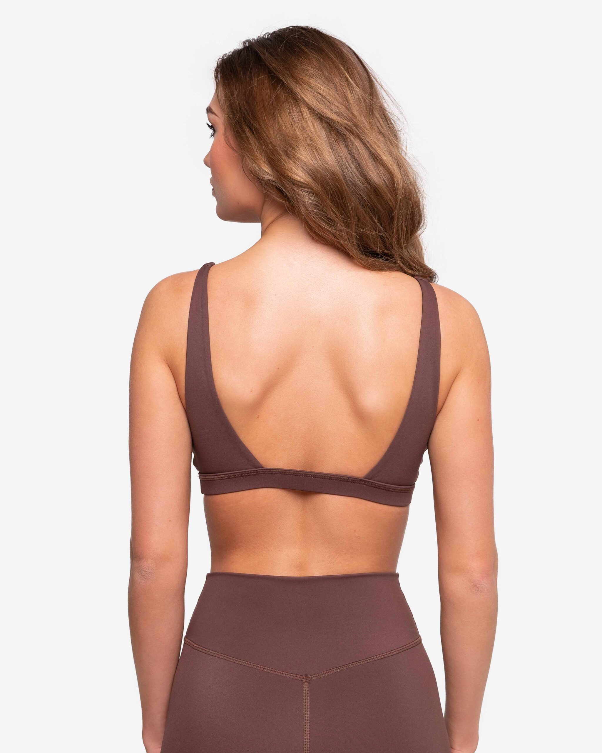 Don Lemme Sportovní podprsenka Ace - brown Velikost: M/L - Obrázek 3