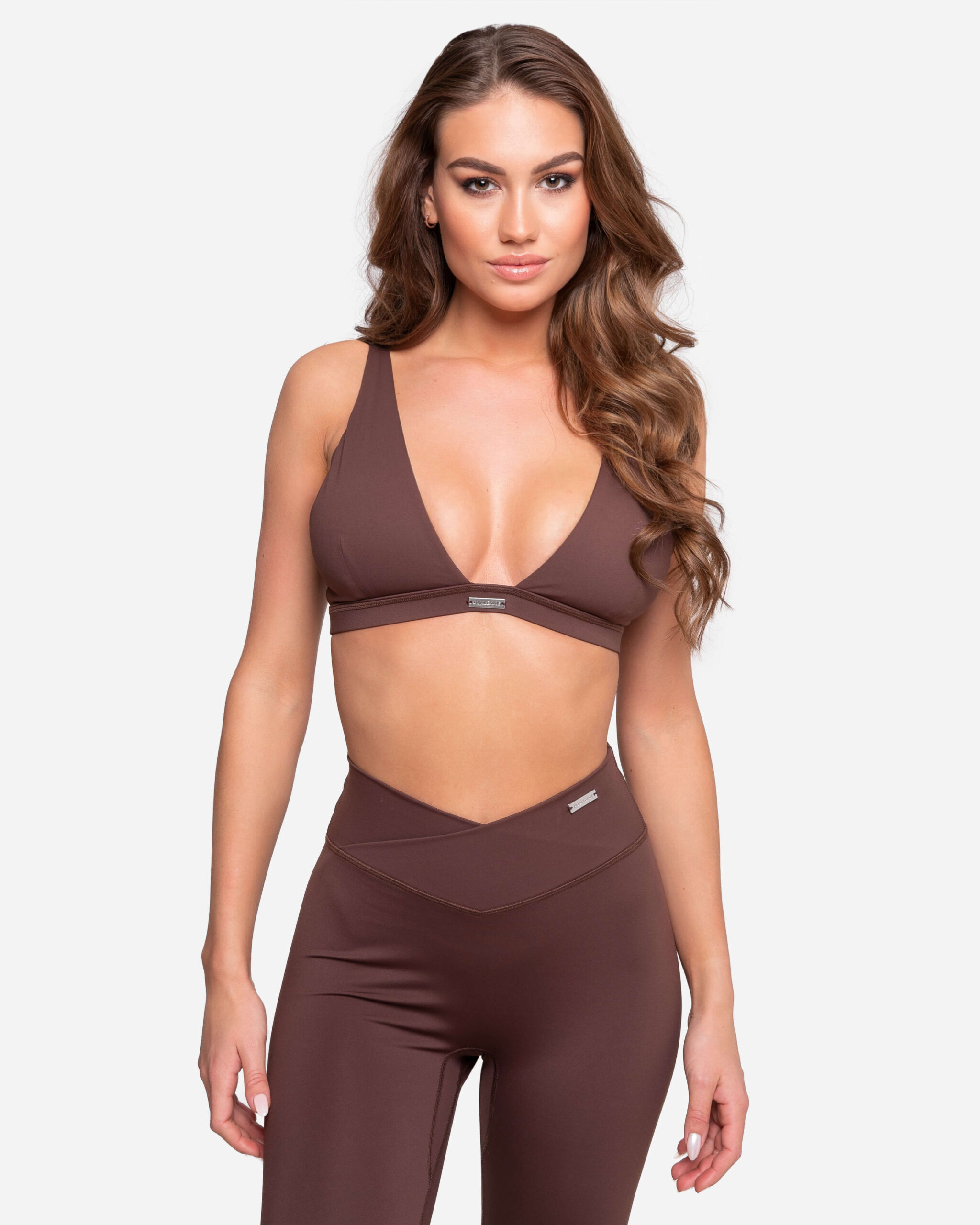 Don Lemme Sportovní podprsenka Ace - brown Velikost: XS/S