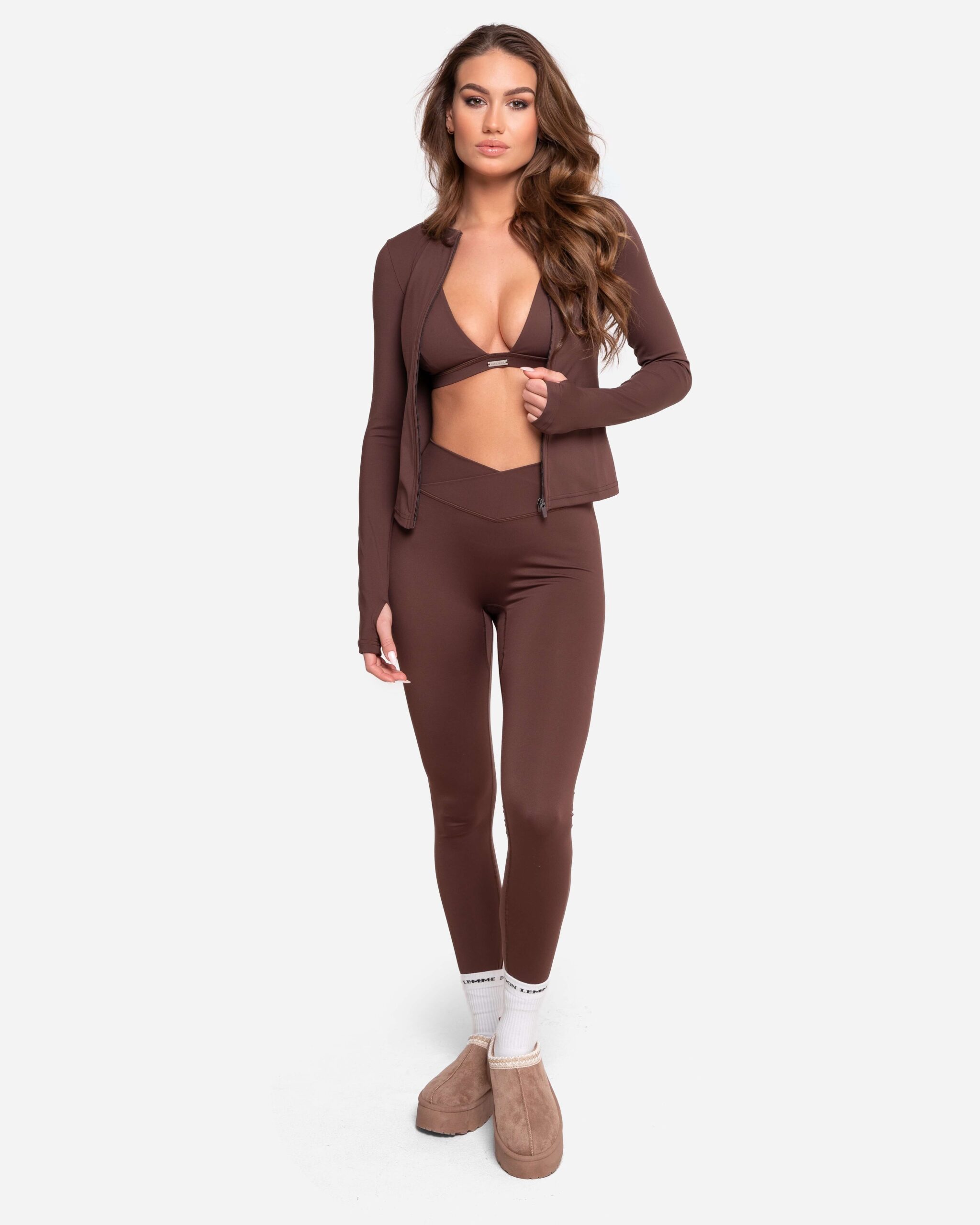 Don Lemme Top Intrigue - brown Velikost: XS/S - Obrázek 2