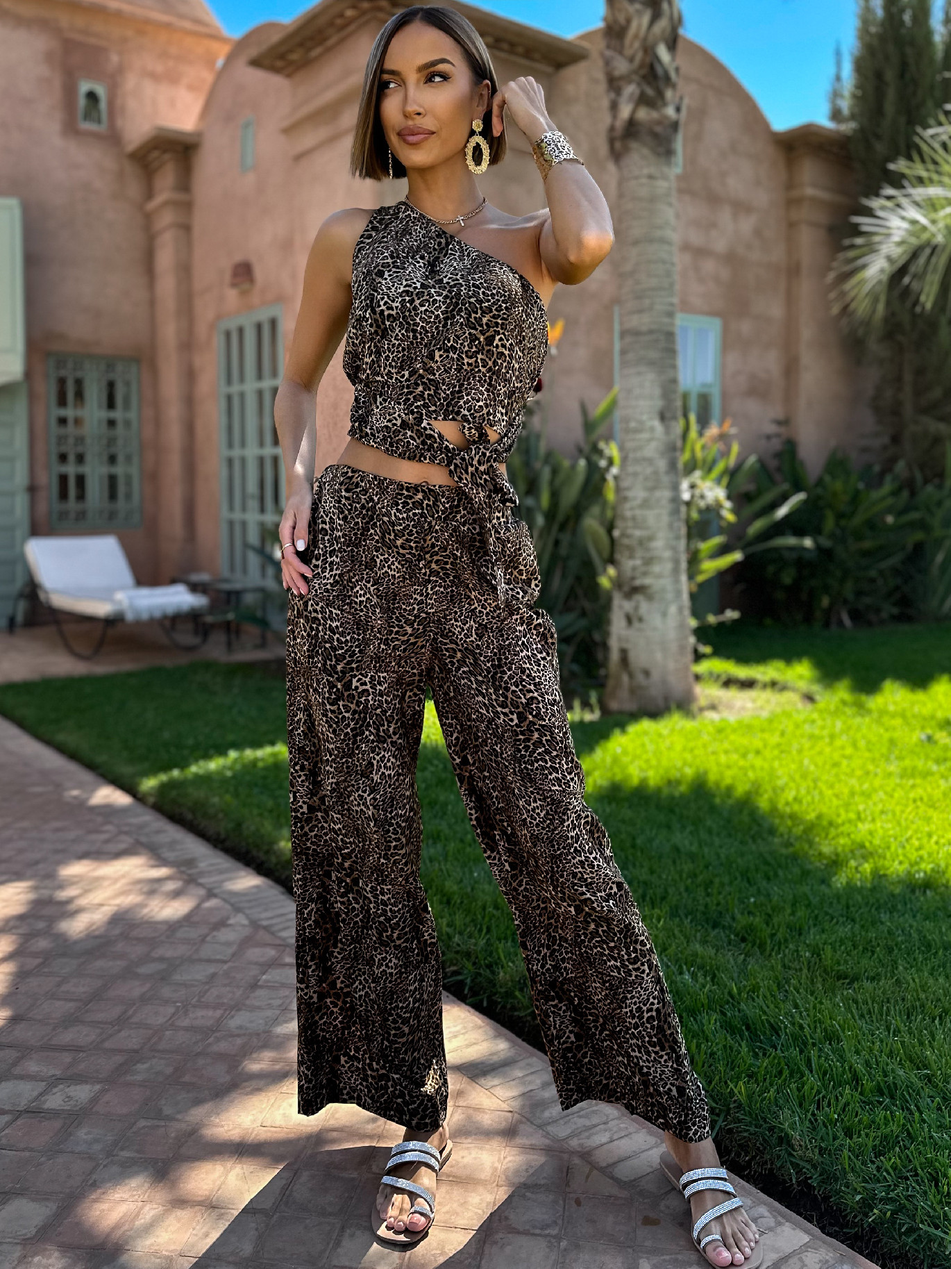 Elegantní leopardí komplet GYTIS Velikost: ONESIZE - Obrázek 2