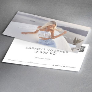 Erika Fashion Fyzický dárkový poukaz Hodnota: 3000kč