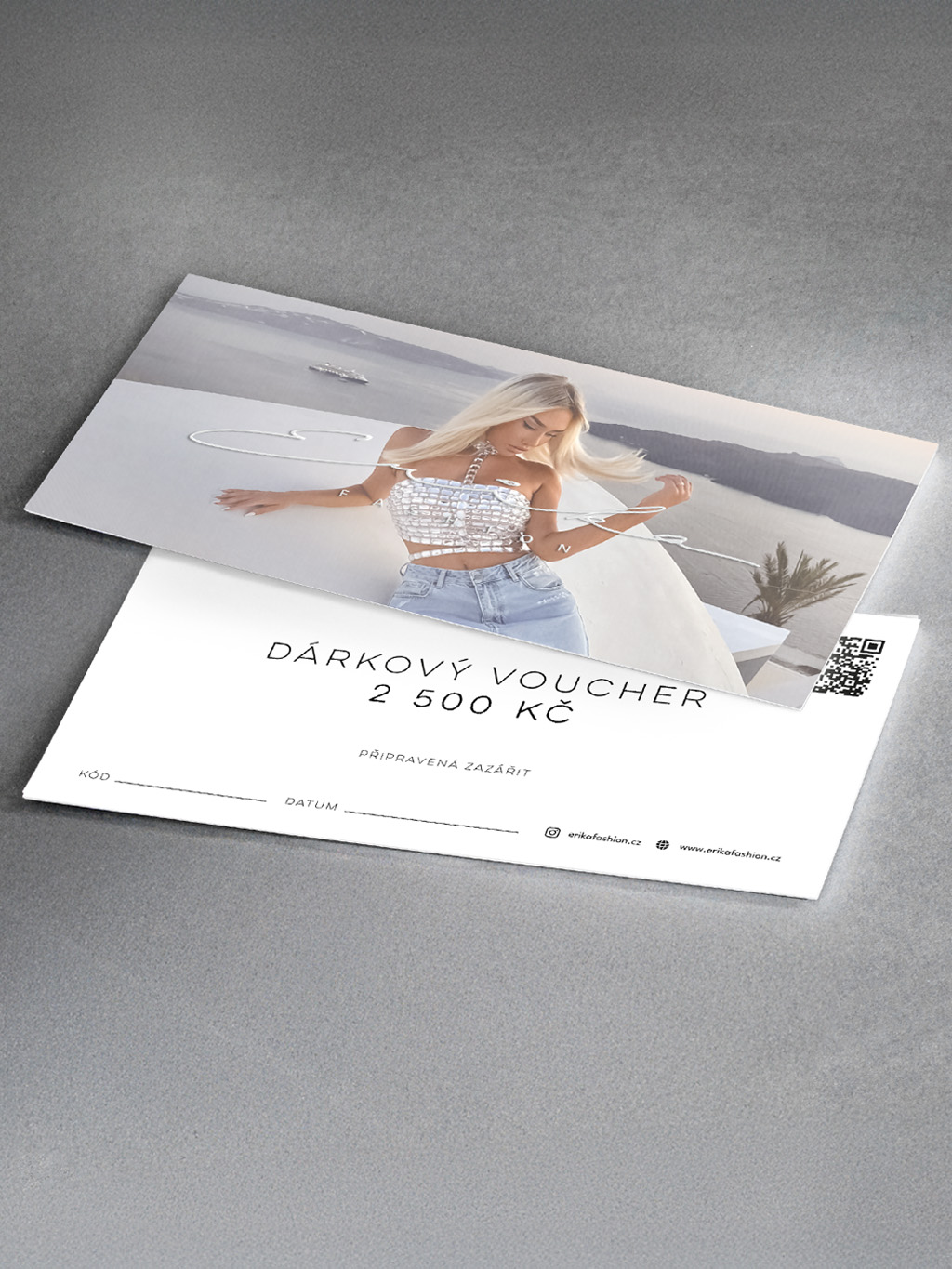 Erika Fashion Fyzický dárkový poukaz Hodnota: 3000kč