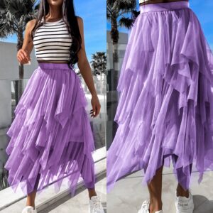 Fialová tylová sukně NOTICELL Velikost: ONESIZE