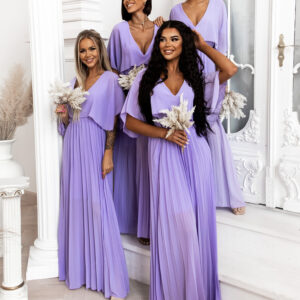 Fialové elegantní šaty PARFOMELLE pro družičky Velikost: ONESIZE