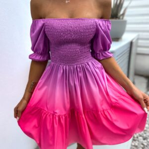 Fialové šaty PAROTI Velikost: ONESIZE