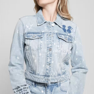 Guess dámská džínová bunda W3GN45D4YO0 L