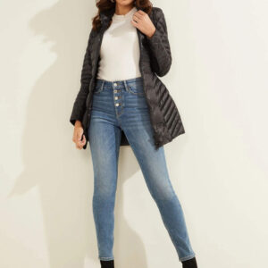 Guess dámská lehká černá bunda W2RL25WEGN0 S