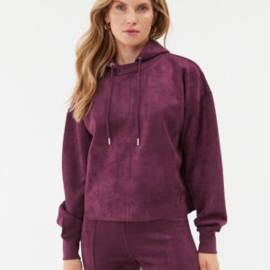 Guess dámská vínová mikina W2BQ12KAUJ2 S