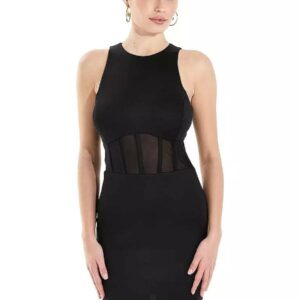 Guess dámské černé šaty W3BK34K9UN2 M