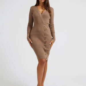 Guess dámské hnědé šaty W2BK39Z2V42 S