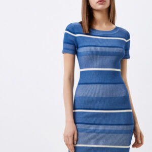 Guess dámské modré šaty W3RK39Z3440 M