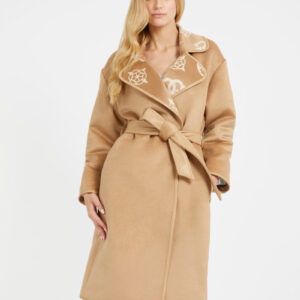 Guess dámský béžový kabát W3BL18WFQT0 M