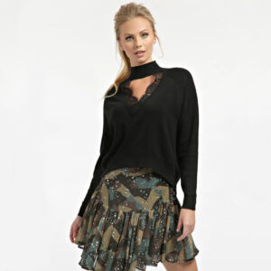 Guess dámský černý svetr W0BR0AZ2QT0 S