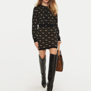 Guess dámský černý svetr W4BR0DZ3JD2 XS