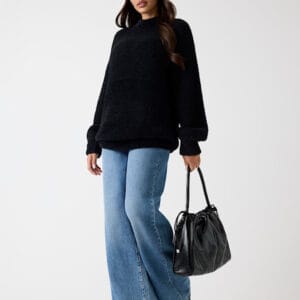 Guess dámský černý svetr W5BR95Z3BJ0-JBLK M