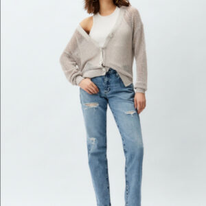 Guess dámský šedý svetr W4GR37Z3E22 M