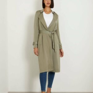 Guess dámský zelený kabát W4GL00WFYW2 L