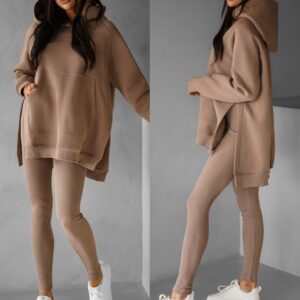 Hnědá teplákovka BELLOVA Velikost: ONESIZE