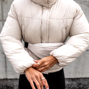 Krémová zimní bunda CHAMMER  s ledvinkou Velikost: S/M