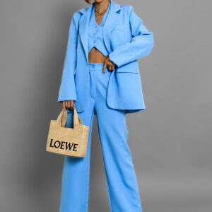 Modrý společenský kostýmkový komplet HOULET Velikost: ONESIZE