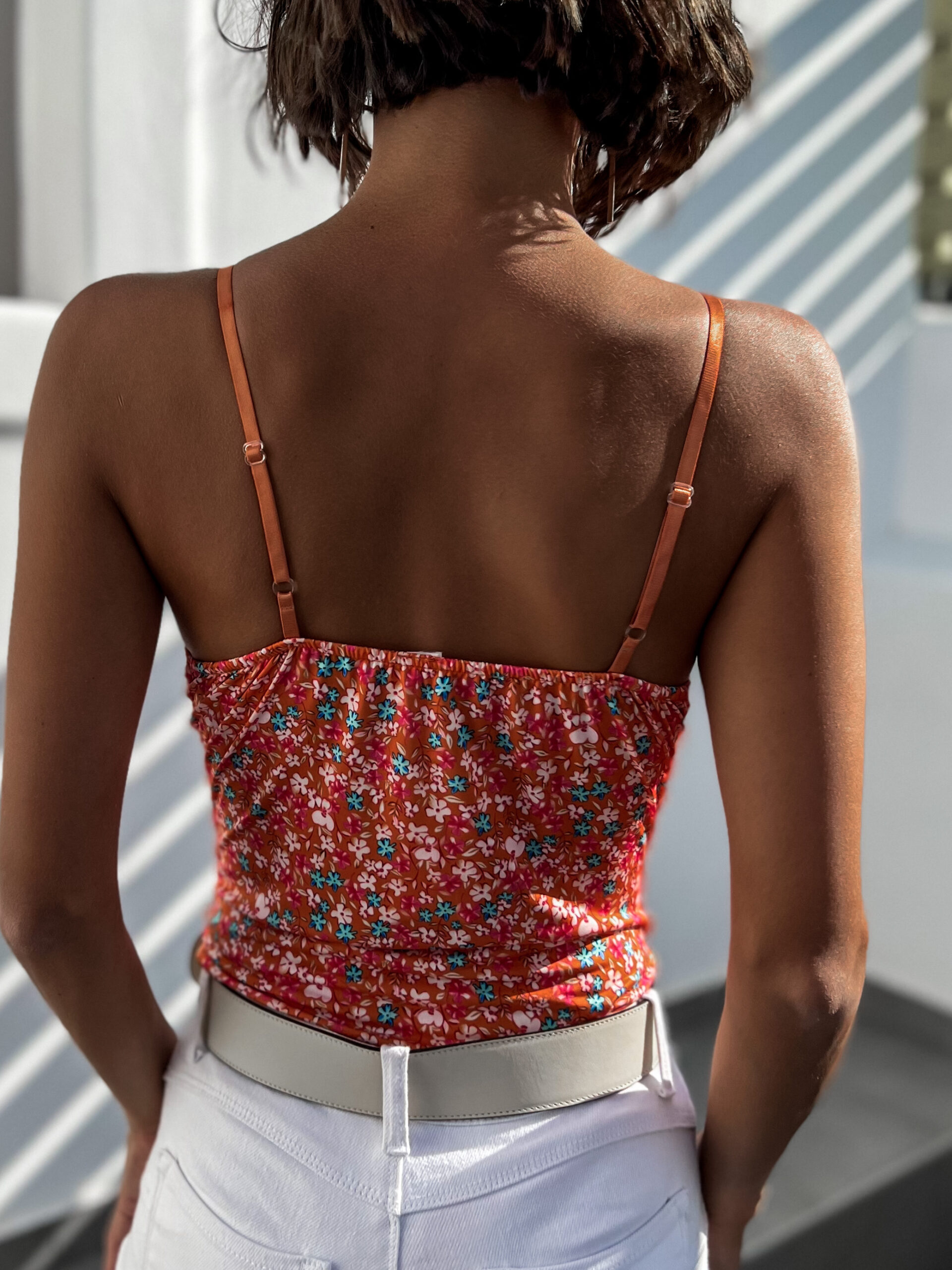 Oranžové květované body VALEY - Obrázek 3