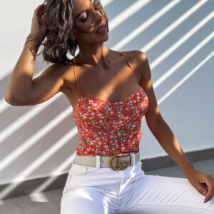 Oranžové květované body VALEY