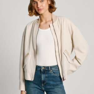 Pepe Jeans dámská béžová bunda PL402424844 S
