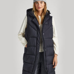 Pepe Jeans dámská černá dlouhá vesta PL402263999 S