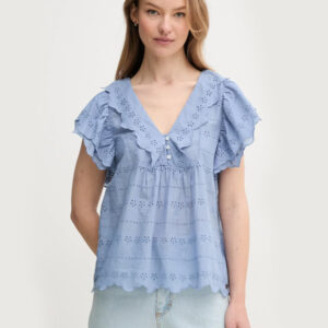 Pepe Jeans dámská modrá halenka Dame PL305023563 XS