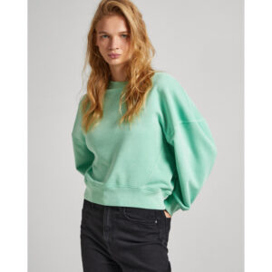 Pepe Jeans dámská zelená mikina LYNETTE PL581432606 XS