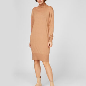 Pepe Jeans dámské béžové pletené šaty PL701766850 S