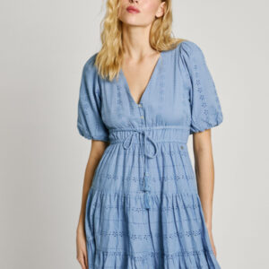 Pepe Jeans dámské modré šaty Day PL953694563 M