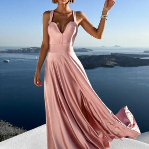 Růžové elegantní šaty KRISTAL s přehozem Velikost: ONESIZE