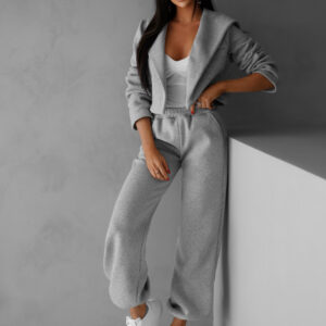 Šedá tepláková souprava XANTHA Velikost: ONESIZE