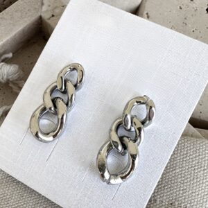 Stylové naušnice LIALLI ve stříbrné barvě Velikost: ONESIZE