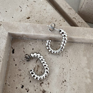 Stylové náušnice SOFIET ve stříbrné barvě Velikost: ONESIZE