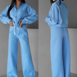 Světle modrá tepláková souprava MIKOSA Velikost: ONESIZE