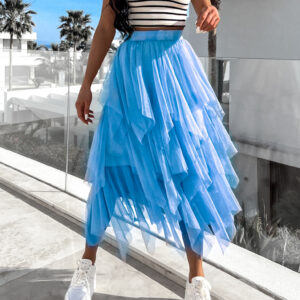 Světle modrá tylová sukně NOTICELL Velikost: ONESIZE