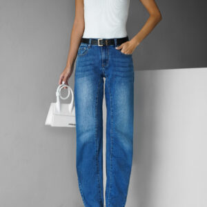 Tmavě stylové mom džíny BURGA Velikost: L