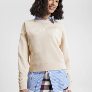 Tommy Hilfiger dámská béžová mikina WW0WW38860 L