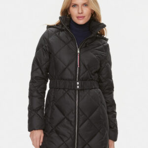 Tommy Hilfiger dámská černá bunda WW0WW40326 XXL