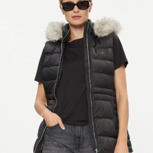 Tommy Hilfiger dámská černá vesta WW0WW39744 XL