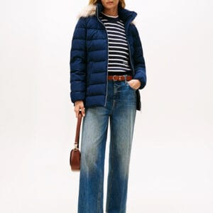 Tommy Hilfiger dámská péřová bunda WW0WW47542C1G XXL