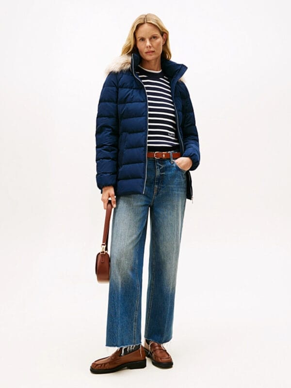 Tommy Hilfiger dámská péřová bunda WW0WW47542C1G XXL