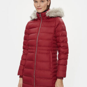 Tommy Hilfiger dámská vínová bunda WW0WW39747 L