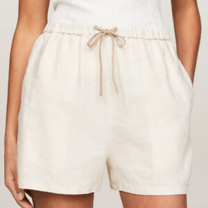 Tommy Hilfiger dámské béžové šortky WW0WW41376 42