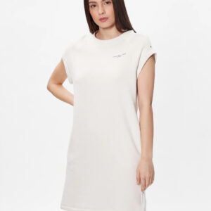 Tommy Hilfiger dámské krémové mikinové šaty WW0WW37842 S